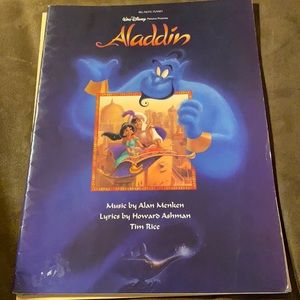 Walt Disney's Aladdin - sheet music book